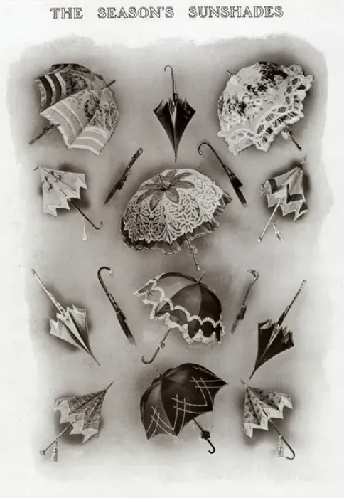 Framed Print : Sunshades for 1909