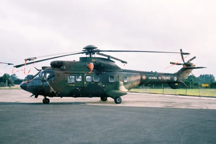 Framed Print : Super Puma at Fairford Framed Print : Super Puma at Fairford