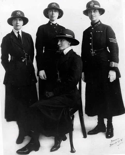Superintendent Stanley and three women police officers