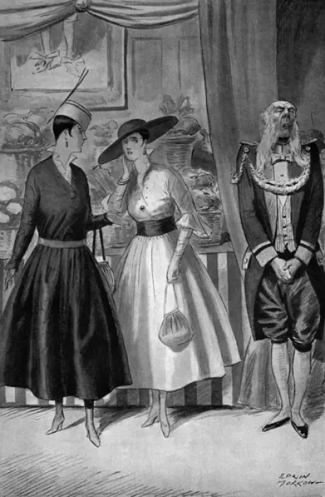 Framed Print : Our Superior Inferiors - an upper class lady charity worker Framed Print : Our Superior Inferiors - an upper class lady charity worker
