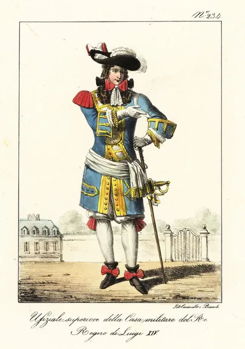 Framed Print : Superior Officer in the Military Household of the King of France Framed Print : Superior Officer in the Military Household of the King of France