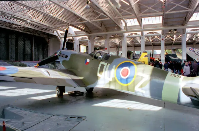 Framed Print : Supermarine 349 Spitfire LF Mk. VC G-BUWA - AR614 Framed Print : Supermarine 349 Spitfire LF Mk. VC G-BUWA - AR614