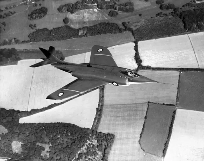 Framed Print : Supermarine 544 N113 WT854 which became the Scimitar Framed Print : Supermarine 544 N113 WT854 which became the Scimitar