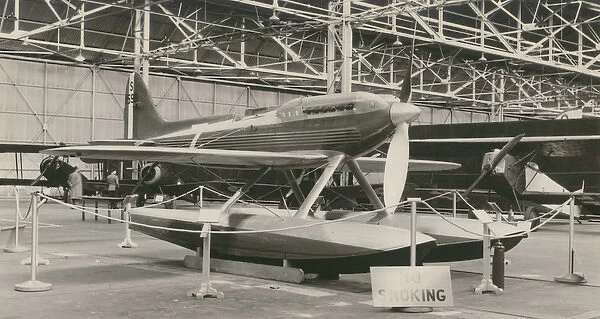 Supermarine S6B, labelled as S1596