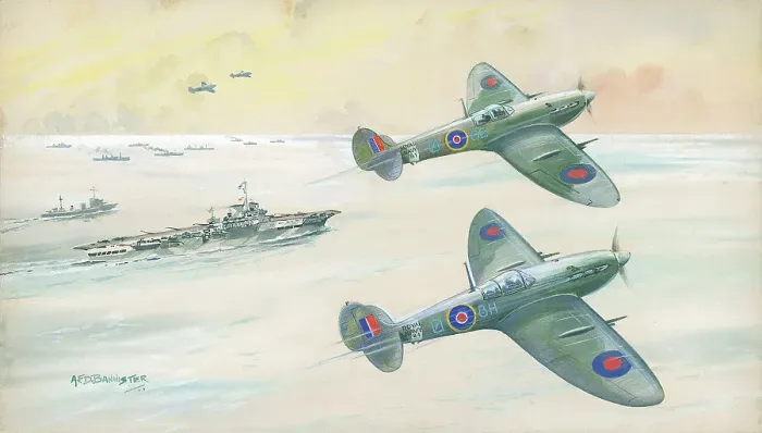 Framed Print : Supermarine Seafires, WWII aircraft Framed Print : Supermarine Seafires, WWII aircraft