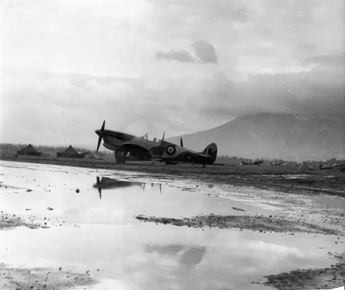 Framed Print : Supermarine Spitfire fitted with a tropical filter Framed Print : Supermarine Spitfire fitted with a tropical filter
