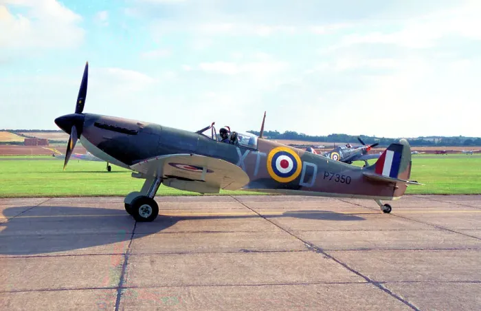 Framed Print : Supermarine Spitfire Mk Iia G-AWIJ - P7350 Framed Print : Supermarine Spitfire Mk Iia G-AWIJ - P7350
