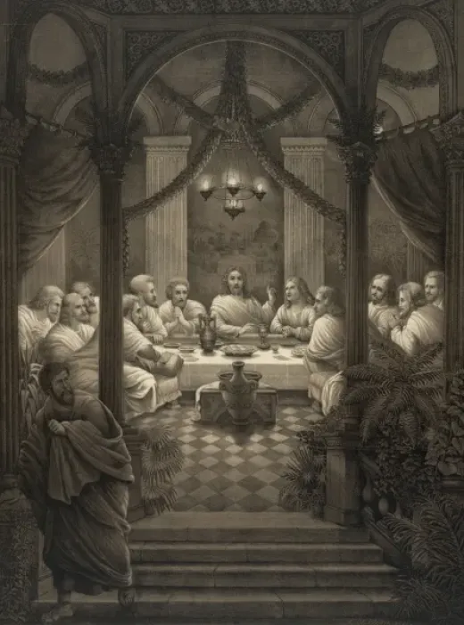 Framed Print : Last supper of Christ Framed Print : Last supper of Christ
