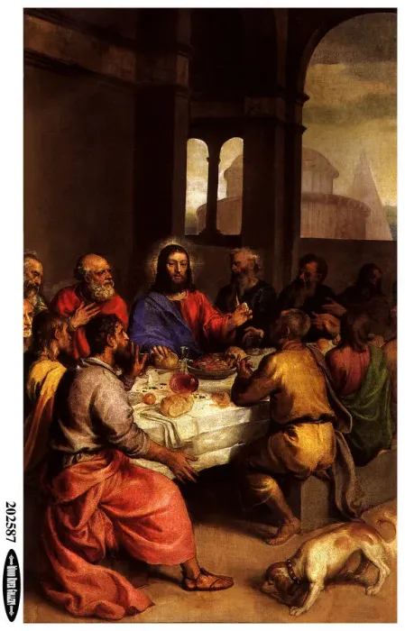 Framed Print : The Last Supper Date: 1544 Framed Print : The Last Supper Date: 1544