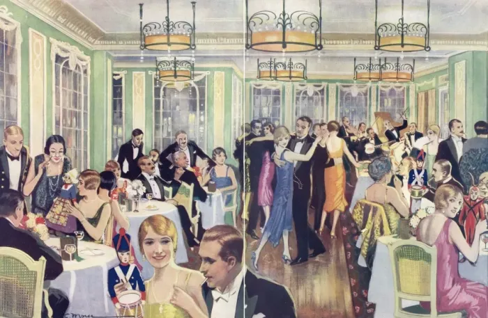 Framed Print : Supper at Kettners Framed Print : Supper at Kettners