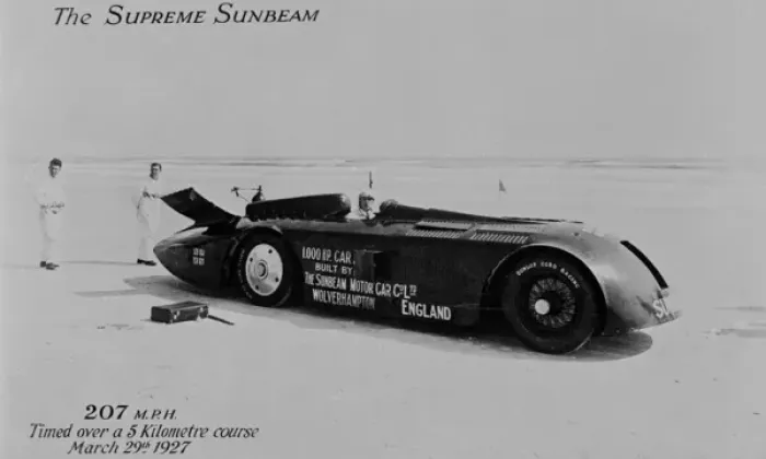 Framed Print : The Supreme Sunbeam with Henry Segrave at the wheel Framed Print : The Supreme Sunbeam with Henry Segrave at the wheel