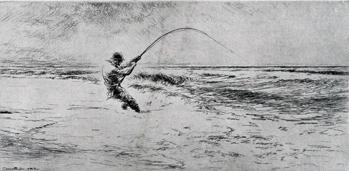 Framed Print : Surf Fishing Framed Print : Surf Fishing