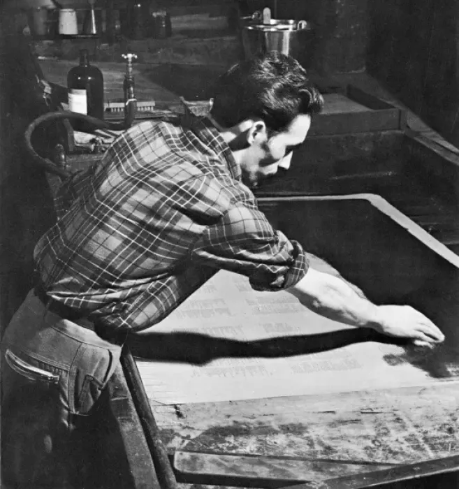 Framed Print : Surface Plate being developed Framed Print : Surface Plate being developed