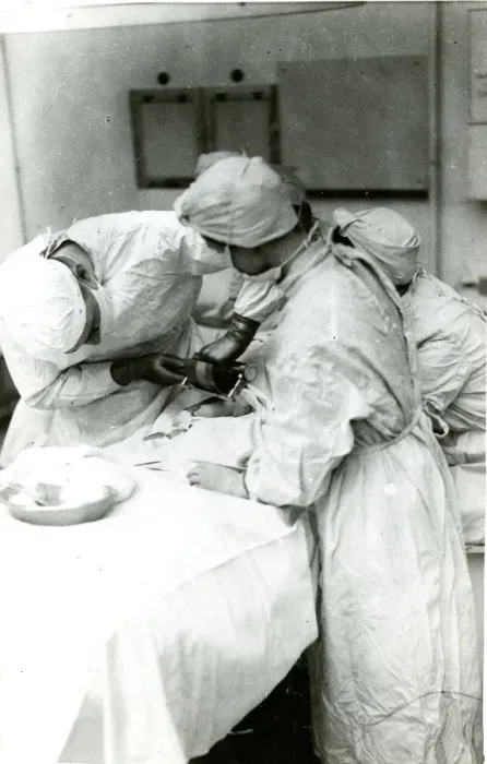 Framed Print : Surgeon preparing new skin in graft surgery Framed Print : Surgeon preparing new skin in graft surgery