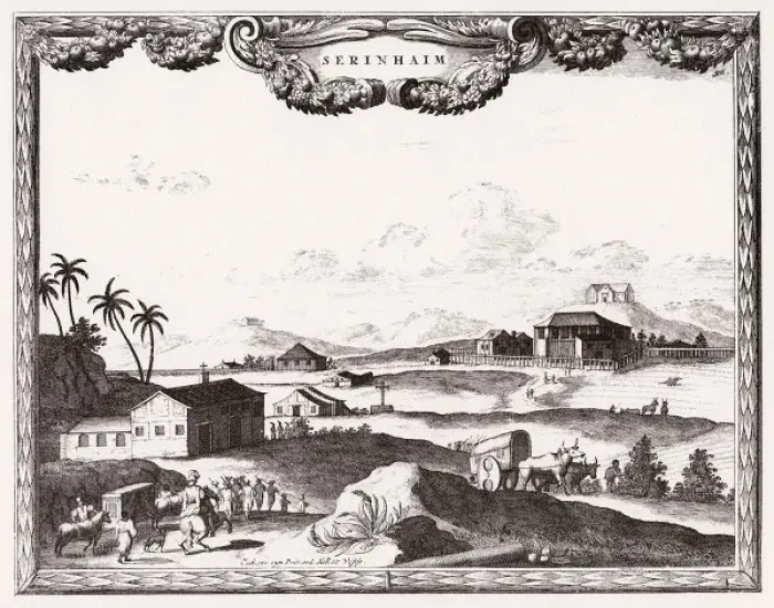 Framed Print : Surinam Scenery C1700 Framed Print : Surinam Scenery C1700