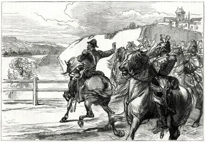Framed Print : Surprise of the French under Marshal Soult near Badajoz, Spain, by William Beresford Framed Print : Surprise of the French under Marshal Soult near Badajoz, Spain, by William Beresford