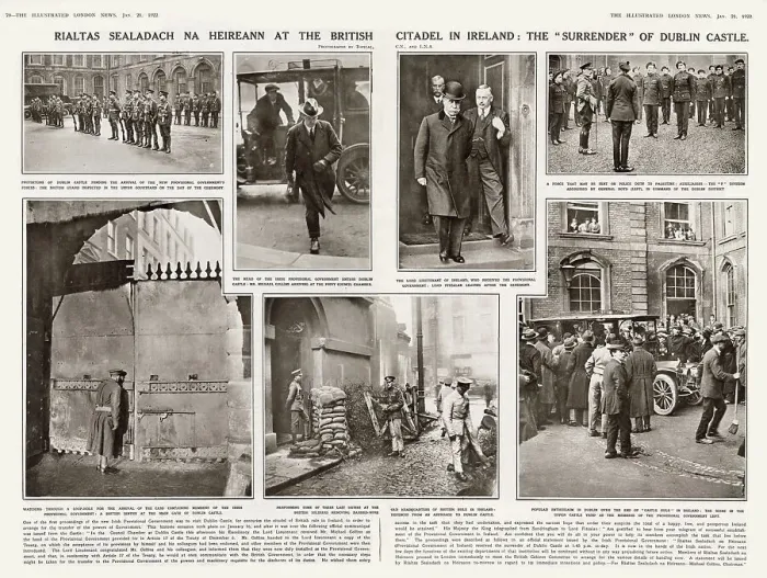 Framed Print : The Surrender of Dublin Castle Framed Print : The Surrender of Dublin Castle