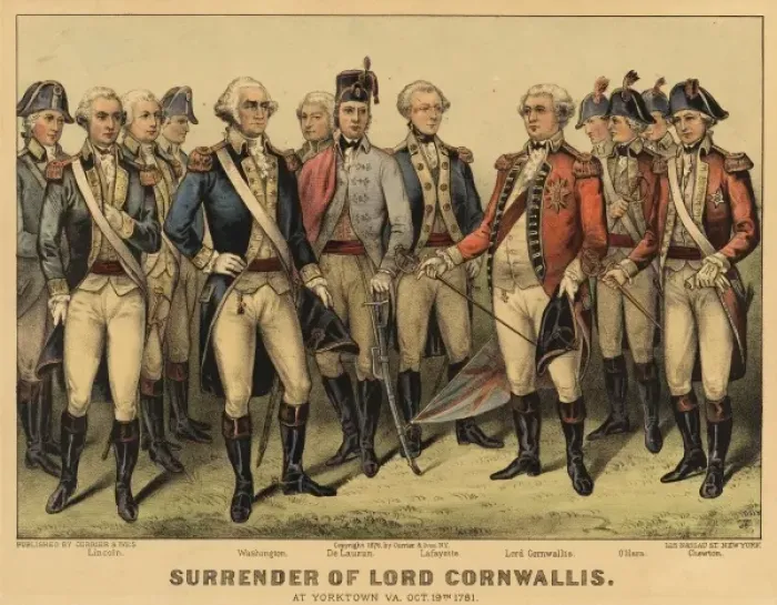 Framed Print : Surrender of Lord Cornwallis Framed Print : Surrender of Lord Cornwallis