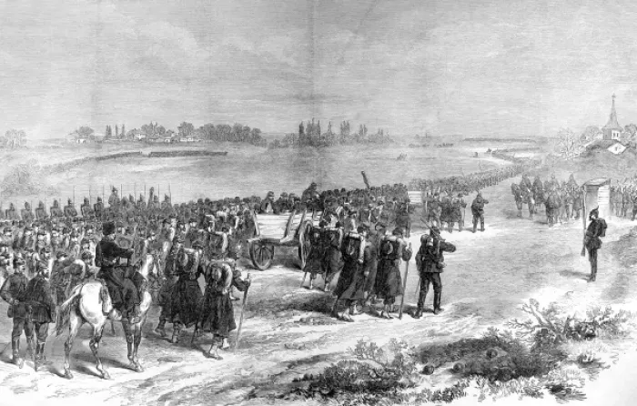 Framed Print : The Surrender of Metz; Franco-Prussian War, 1870-1
