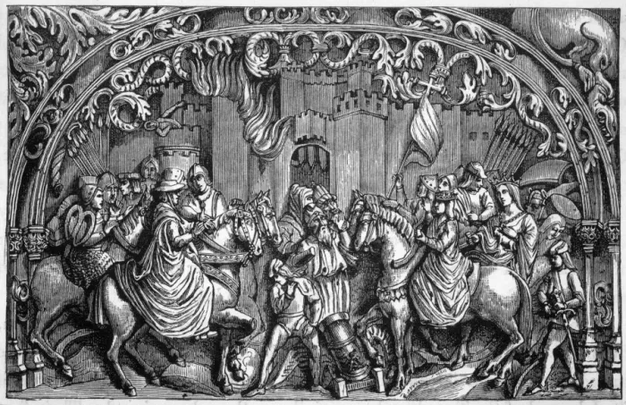 Framed Print : Surrender of Montefrio Framed Print : Surrender of Montefrio