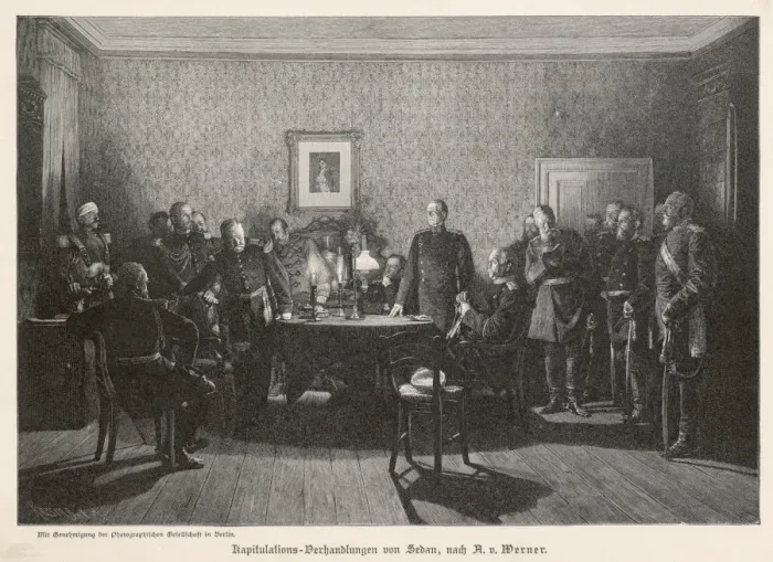 Framed Print : Surrender at Sedan Framed Print : Surrender at Sedan