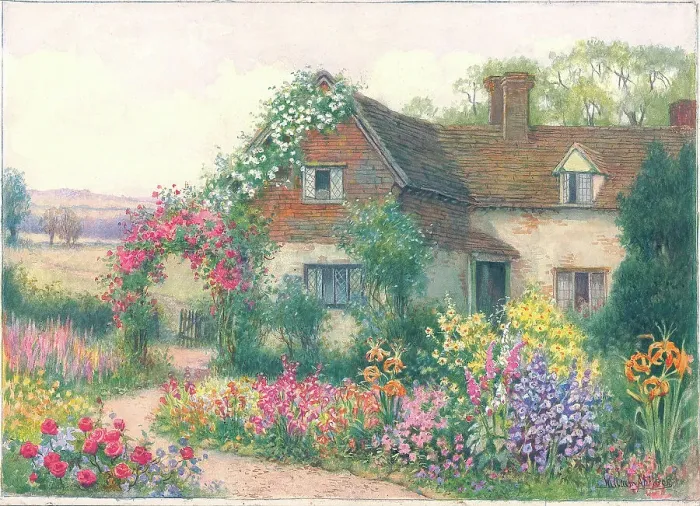 Framed Print : A Surrey Cottage Framed Print : A Surrey Cottage