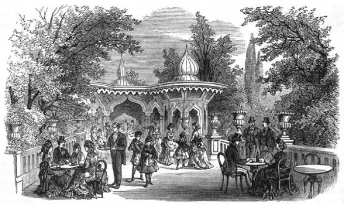 Framed Print : Surrey Gardens Framed Print : Surrey Gardens