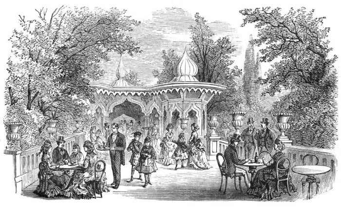 Framed Print : Surrey Gardens Framed Print : Surrey Gardens