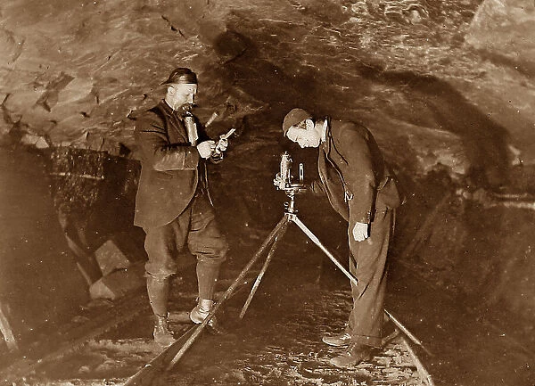 Surveying in a coal mine
