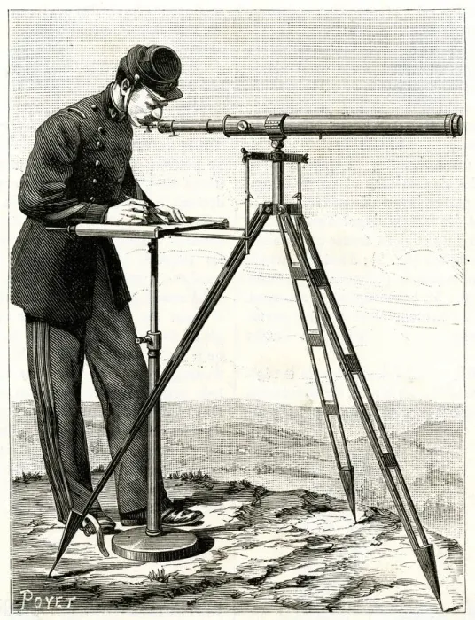 Framed Print : SURVEYING / TELEMETROGRAPH Framed Print : SURVEYING / TELEMETROGRAPH