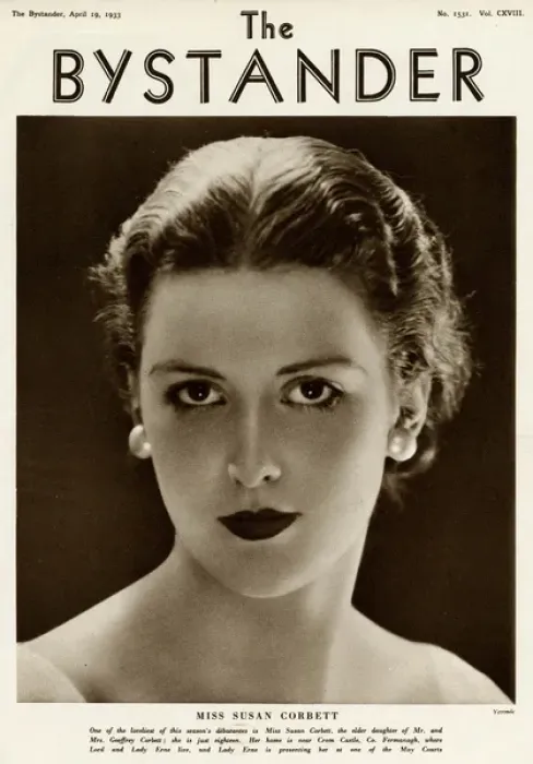 Framed Print : Susan Corbett by Madame Yevonde Framed Print : Susan Corbett by Madame Yevonde