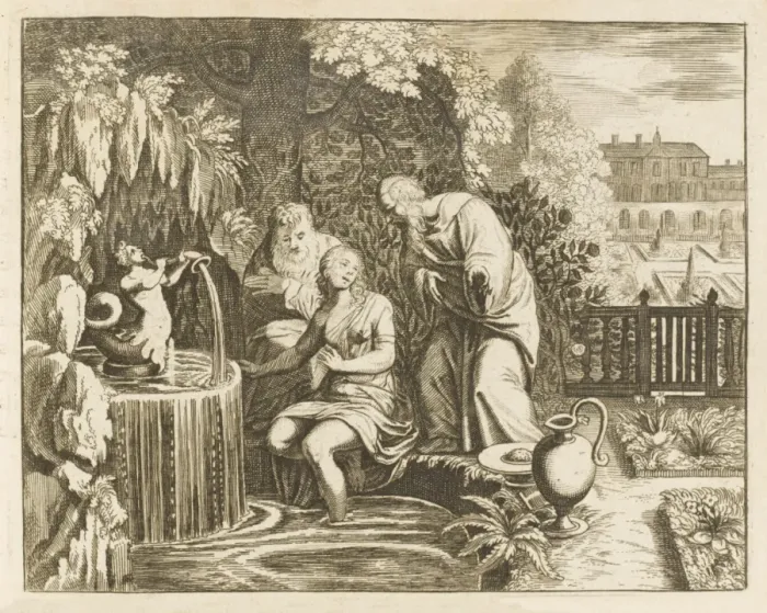 Framed Print : Susanna & the Elders Framed Print : Susanna & the Elders