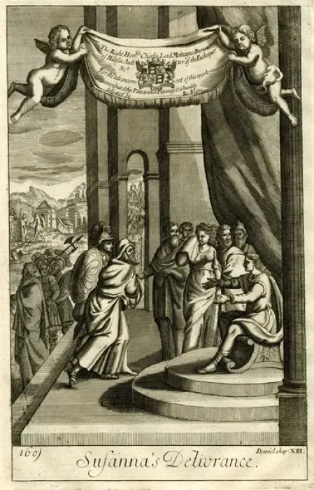 Framed Print : Susannas deliverance Framed Print : Susannas deliverance