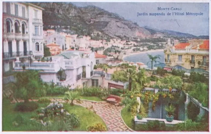 Framed Print : Suspended garden - Hotel Metropole, Monte Carlo Framed Print : Suspended garden - Hotel Metropole, Monte Carlo