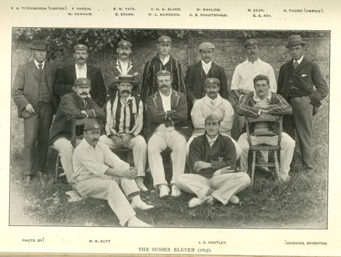 Framed Print : Sussex Cricket Team 1897 Framed Print : Sussex Cricket Team 1897