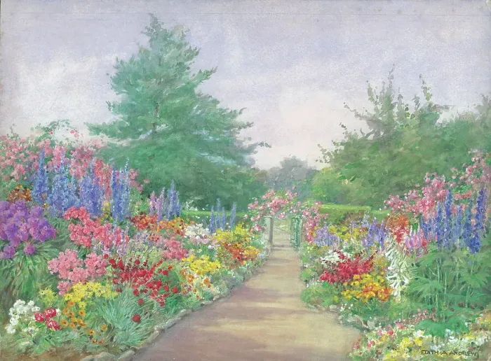 Framed Print : In a Sussex Garden - Gardens Framed Print : In a Sussex Garden - Gardens