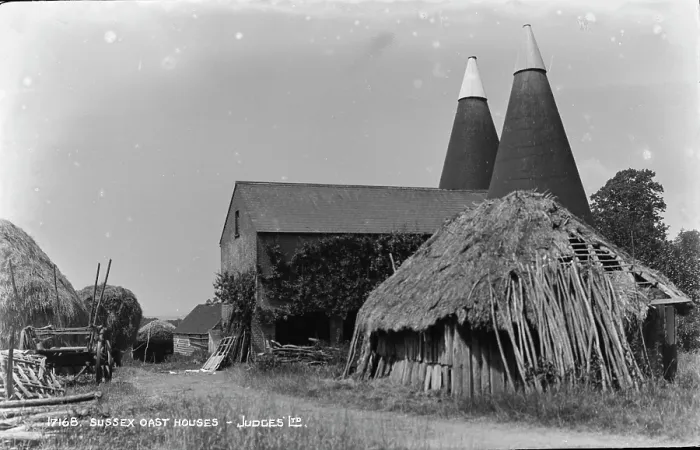 Framed Print : Sussex Oast Houses Framed Print : Sussex Oast Houses