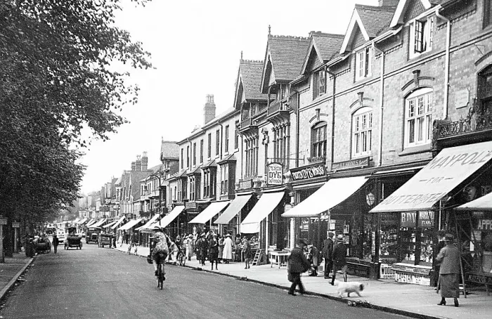 Framed Print : Sutton Coldfield Parade early 1900s Framed Print : Sutton Coldfield Parade early 1900s