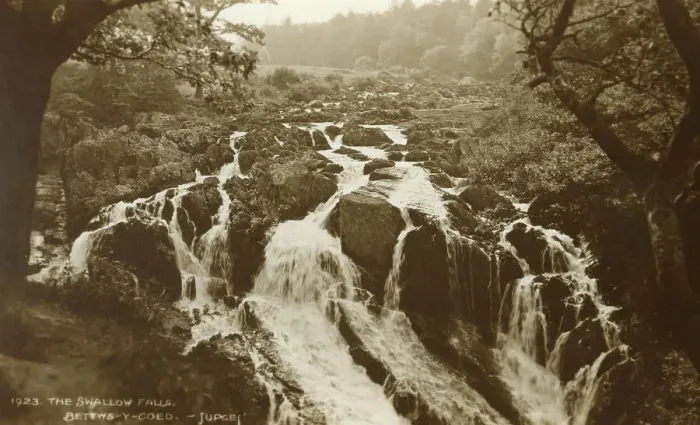 Framed Print : The Swallow Falls, Bettws