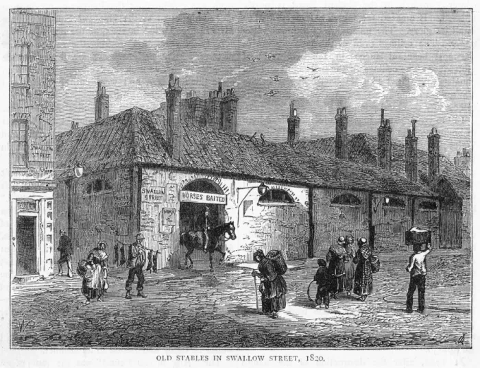 Framed Print : Swallow Street Stables Framed Print : Swallow Street Stables