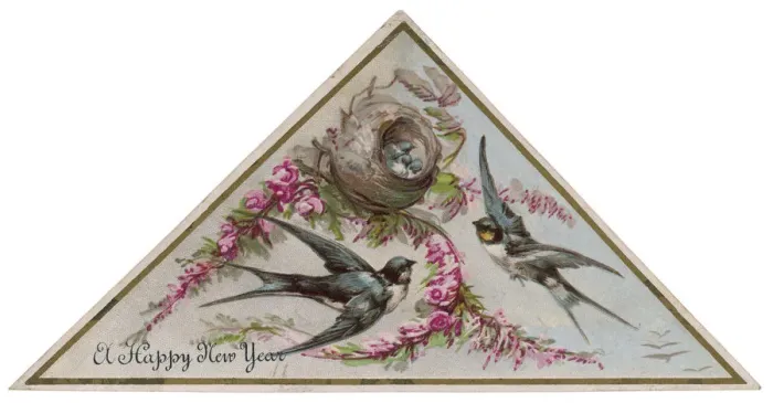 Framed Print : SWALLOWS ON CARD Framed Print : SWALLOWS ON CARD
