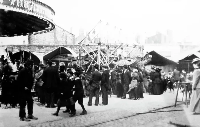 Framed Print : Swallows Funfair, Whitehaven Fair in 1899 Framed Print : Swallows Funfair, Whitehaven Fair in 1899