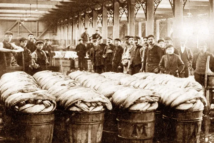 Framed Print : Swansea Fish Wharf early 1900s Framed Print : Swansea Fish Wharf early 1900s