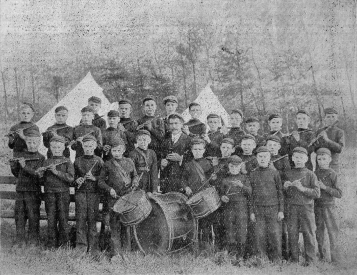 Framed Print : Swansea Poor Law and Industrial Schools Camp Band Framed Print : Swansea Poor Law and Industrial Schools Camp Band