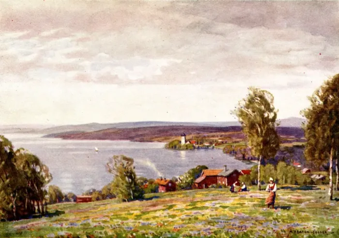 Framed Print : Sweden / Lake Siljan 1927 Framed Print : Sweden / Lake Siljan 1927