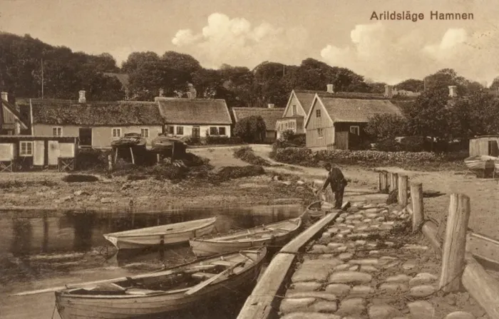 Framed Print : Sweden - Port at Arildslage Framed Print : Sweden - Port at Arildslage