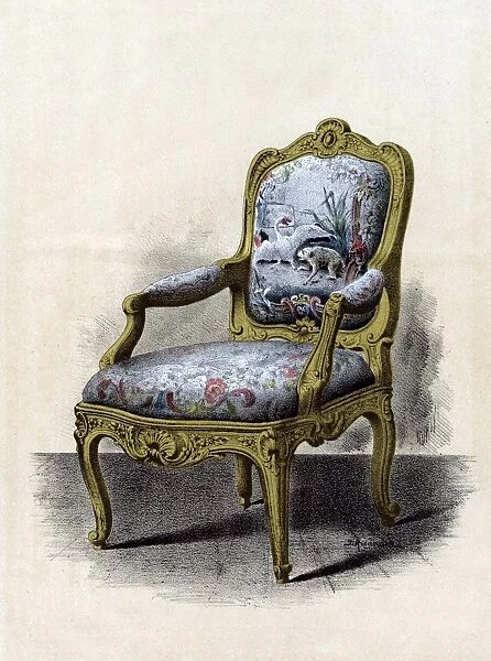 Swedish armchair in the rococo style