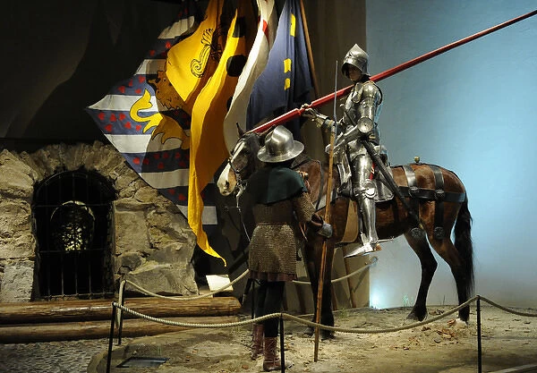 Swedish army. Middle Ages. Figures showing a soldier