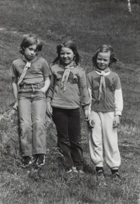 Framed Print : Three Swedish Beaver Scouts Framed Print : Three Swedish Beaver Scouts