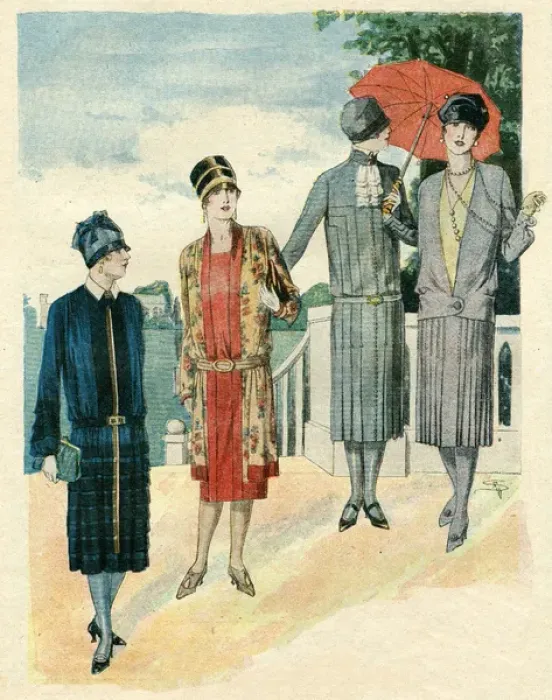 Framed Print : Swedish Frocks 1927 Framed Print : Swedish Frocks 1927